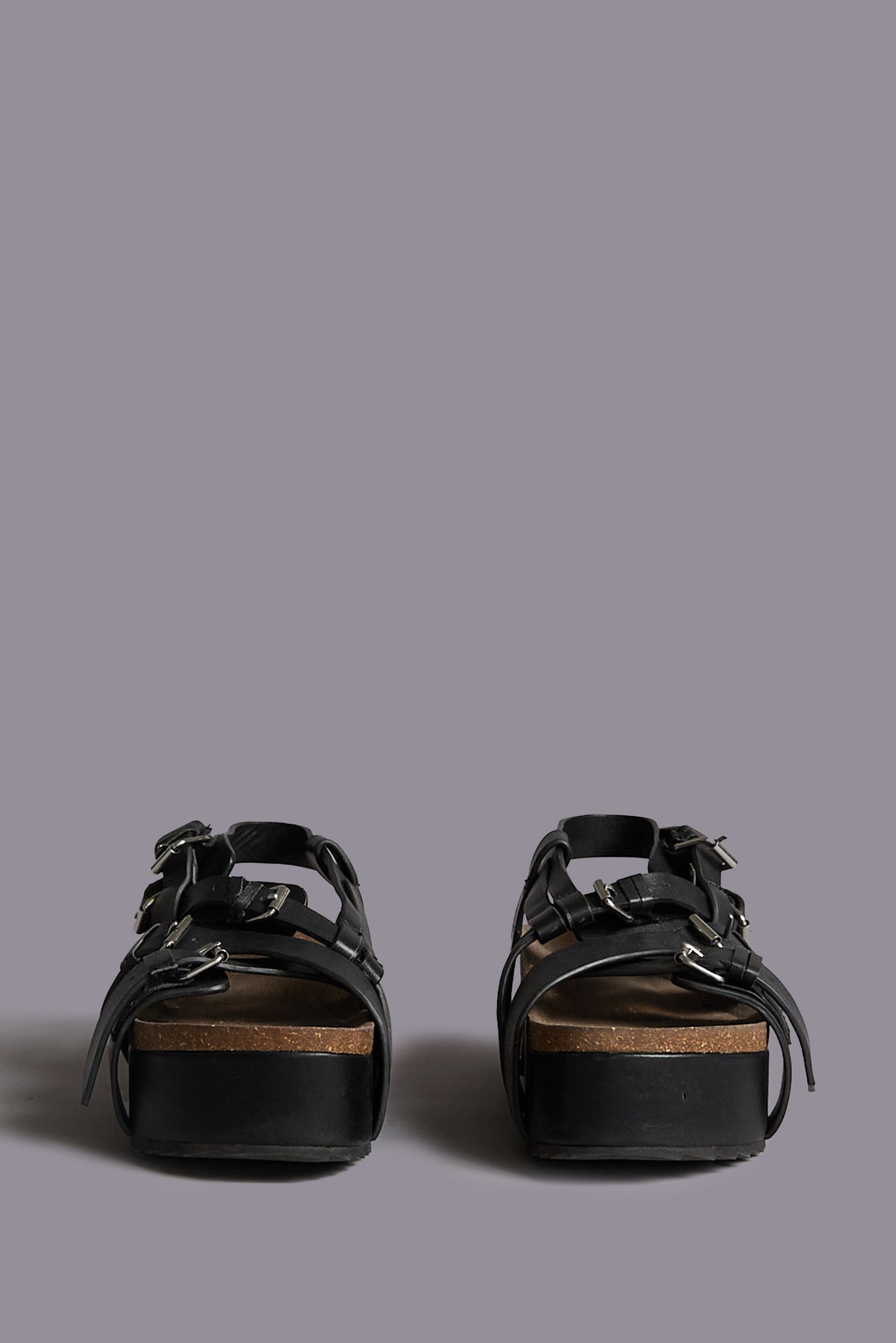 PLATFORM SANDAL - BLACK - R13