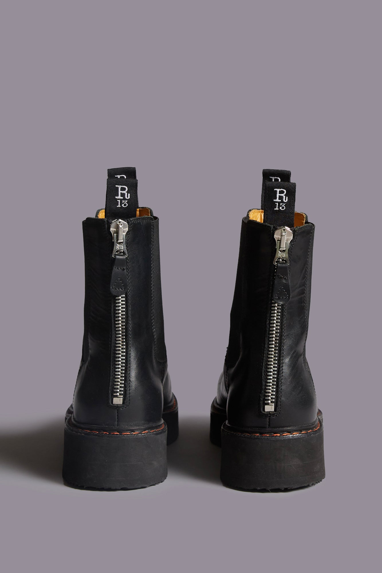 SINGLE STACK CHELSEA BOOT - BLACK - R13