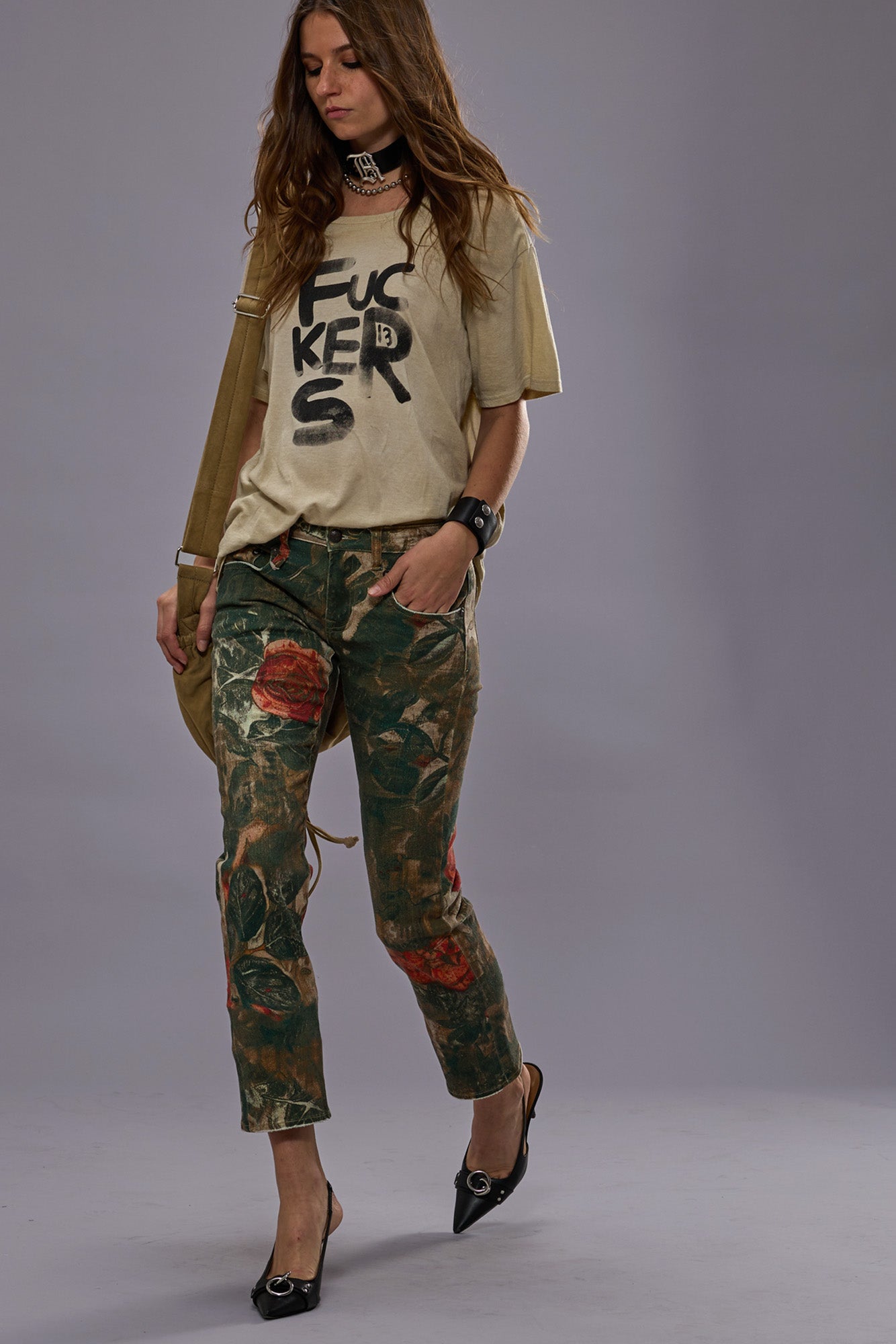 BOY STRAIGHT - PRINTED CAMO ROSE - R13