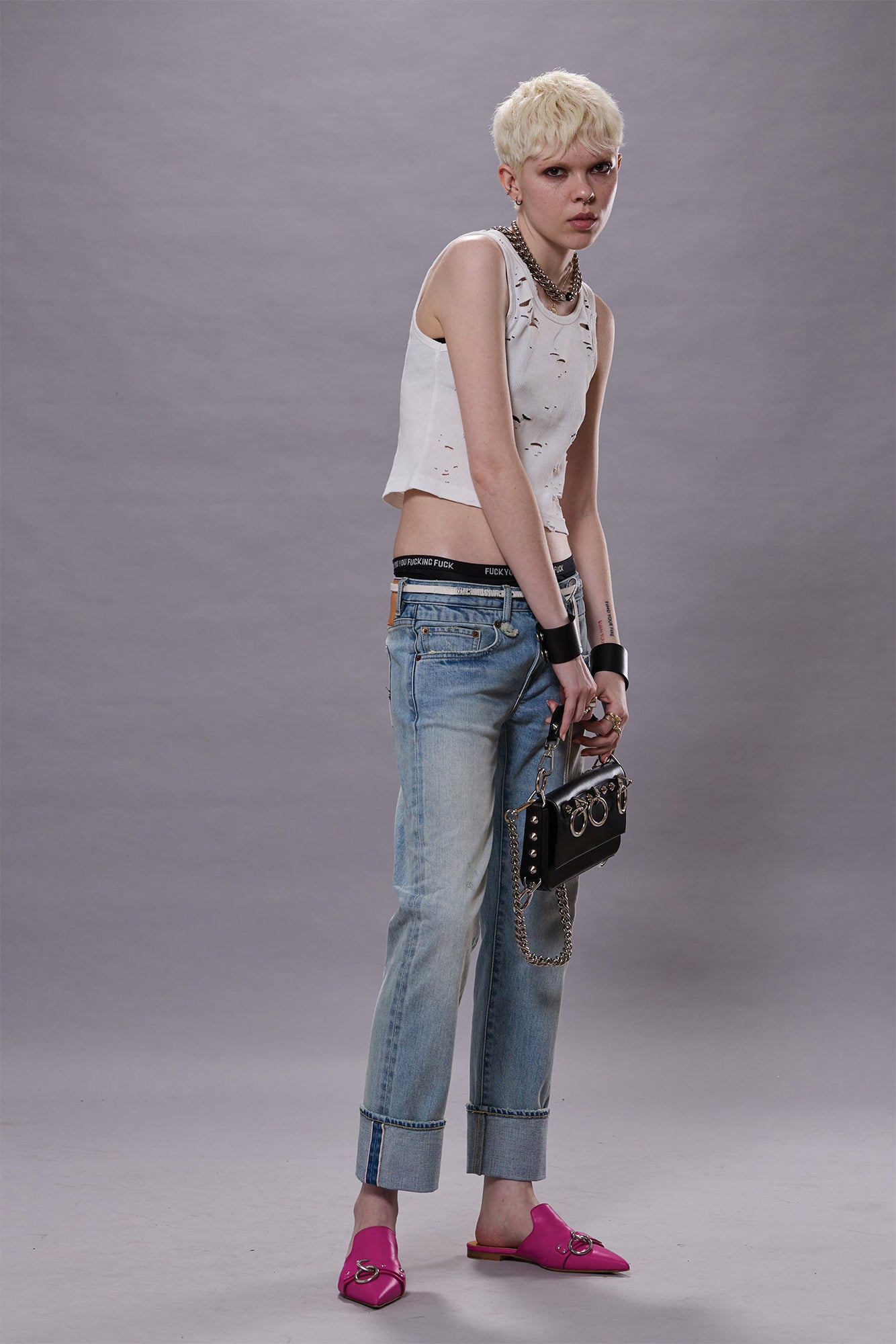 CUFFED BOY STRAIGHT - ELROY SELVEDGE BLUE - R13