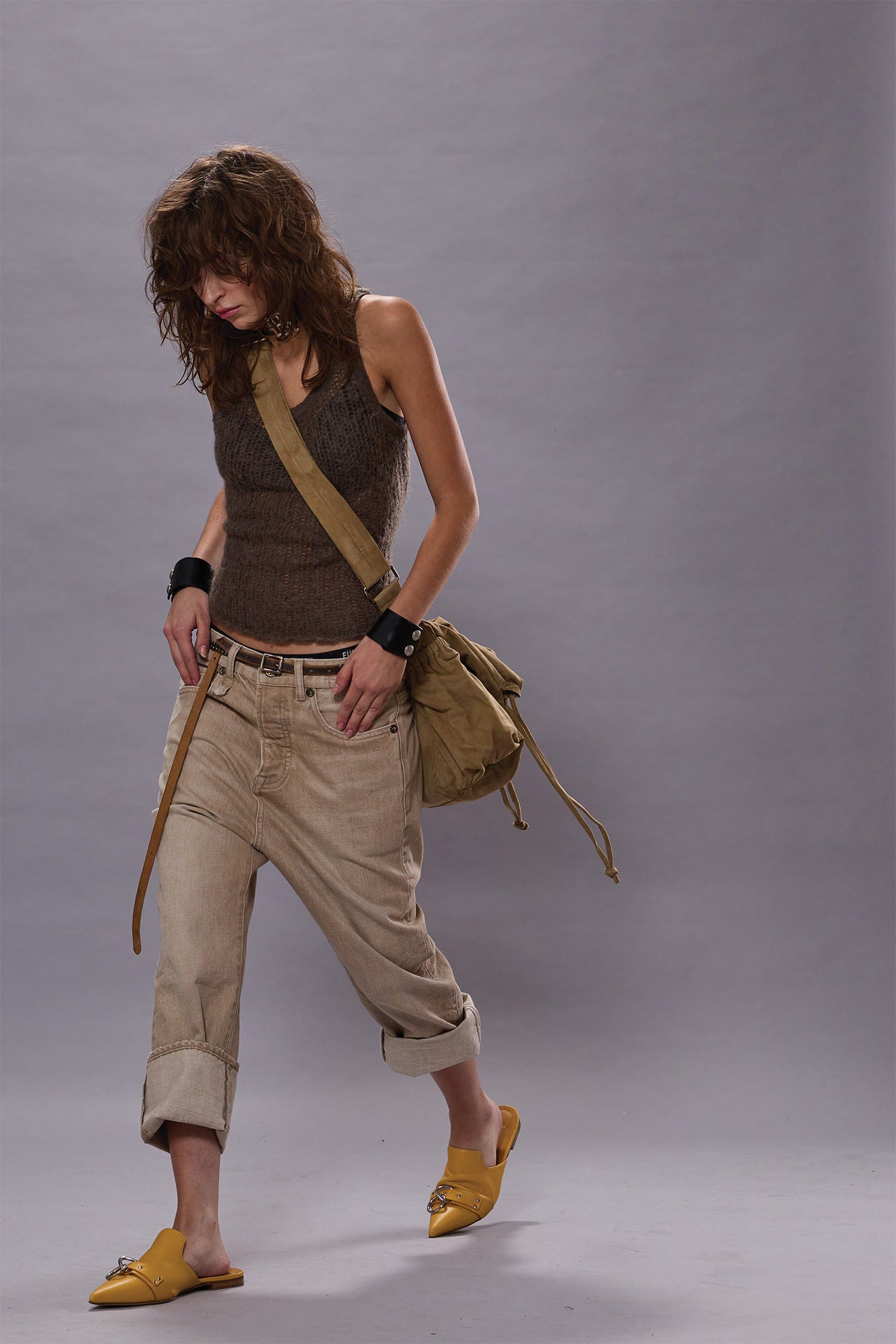 TAILORED DROP - HARLYN KHAKI - R13